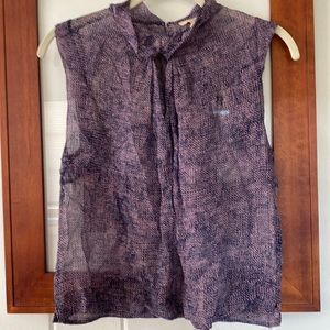 Rebecca Taylor Sheer Silk Top 4